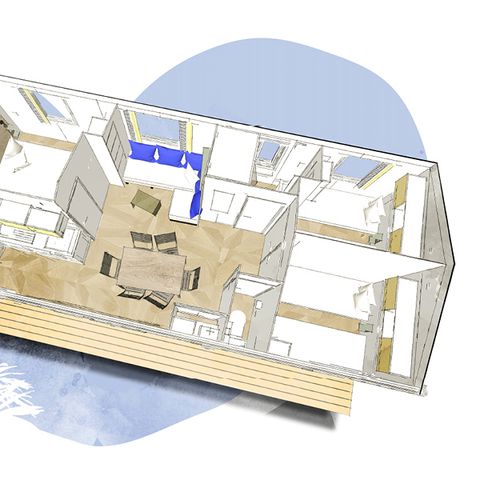 Mobile home 6 persons - BAHIA (2017) + Clim