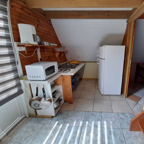 Accommodatie 8 personen - Hut - 3 slaapkamers - Geen doucheruimte of WC