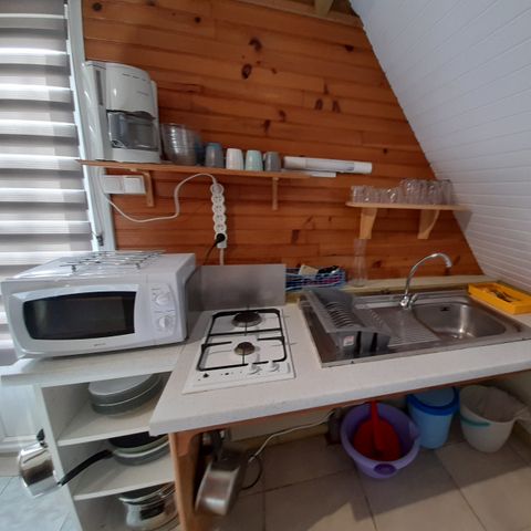 Accommodatie 8 personen - Hut - 3 slaapkamers - Geen doucheruimte of WC