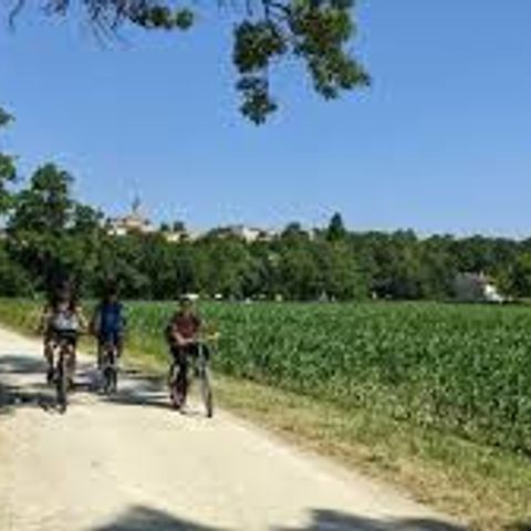 Kampeerplaats - 2-wiel solo arrangement (1 fiets/motor/kano, geen elektriciteit)