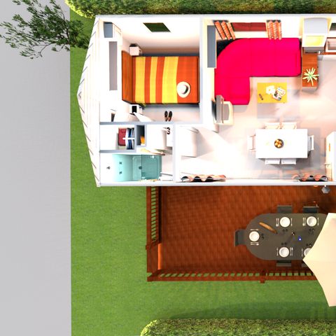 MOBILHOME 6 personas - MH3 CONFORT 32 m² (322 pies cuadrados)