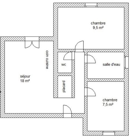 Landhuis 5 personen - FAMILIE 48 m²
