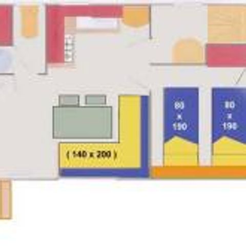 MOBILHOME 4 personnes - ESPADE