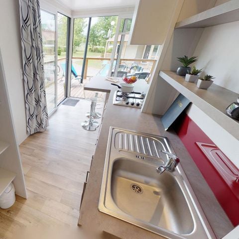 Mobile home 4 persons - Bois Atlantis Péniche 29m² 2 bedrooms 2018