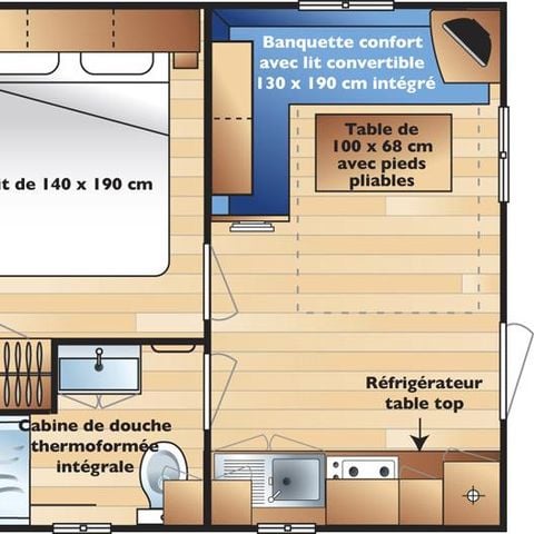 Casa mobile 2 persone - Duo (1 camera da letto)