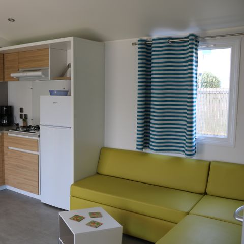 Mobilheim 6 Personen - Mobilheim Baltikum - 37m² - 3 Schlafzimmer - Klimatisiert