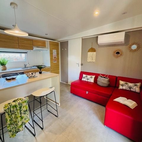 MOBILHOME 6 personnes - Caraïbes - 35m² - 2 chambres - 2 salles de bain - Climatisé