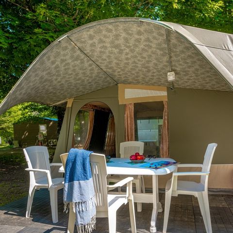 Zelt 6 personen - Zelt Nature - 2 Zimmer (ohne Sanitäranlagen)