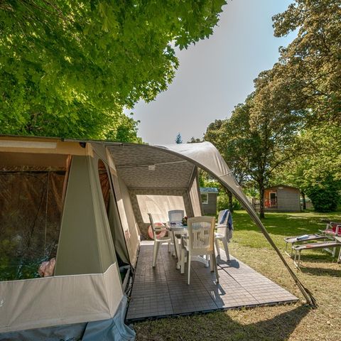 Zelt 6 personen - Zelt Nature - 2 Zimmer (ohne Sanitäranlagen)