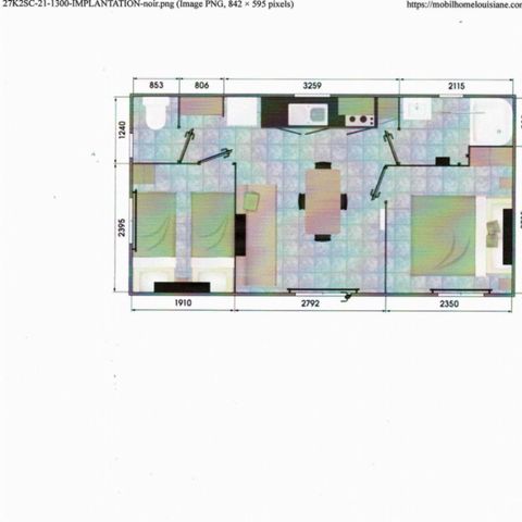Mobile home 5 persons - Residence All Kompact 4/5P
