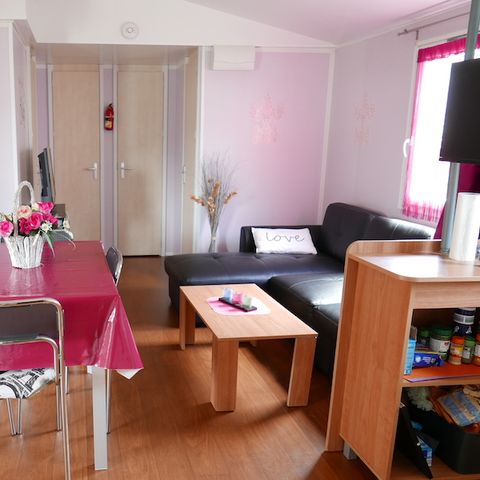 MOBILHOME 6 personas - 3 habitaciones + 10 años