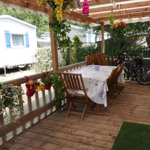 Mobilheim 6 Personen - 3 Zimmer + 10 Jahre