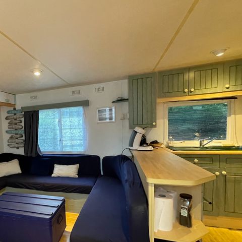 Stacaravan 8 personen - atypisch (JF 02) - 4 slaapkamers - 2 badkamers - Ingerichte zomerkeuken