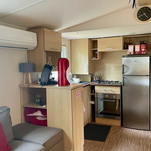 BUNGALOW 6 personnes - Mobil-home (JF 64) - 3 chambres - 2 salles de bain - Climatisation 6 pers