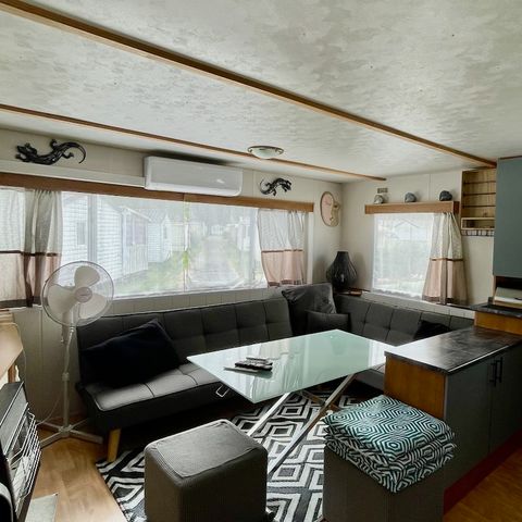 Stacaravan 6 personen - MOBILHOME (JF206) - 2 SLAAPKAMERS, SLAAPKAMER, 32 m2 + 16m2 TERRAS