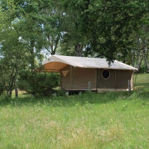 TENTE TOILE ET BOIS 4 personnes - Tente Lodge 2 chambres 4 personnes