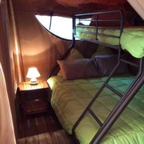 Canvas and wooden tent 4 persons - Lodge tent