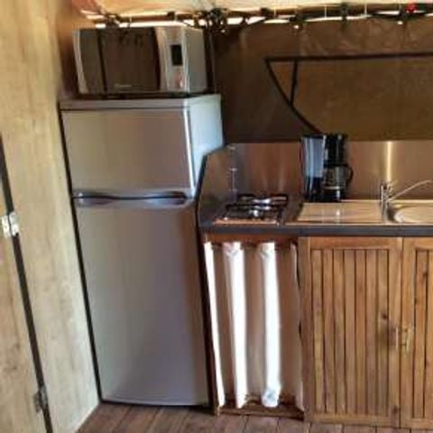 Canvas and wooden tent 4 persons - Lodge tent