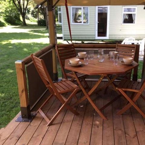 Tente en toile et en bois 4 personnes - Tente Lodge