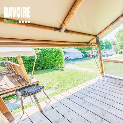 CANVAS AND WOOD TENT 5 people - Safari