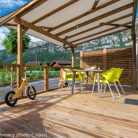 MOBILHOME 4 personas - Confort 2 habitaciones con aire acondicionado