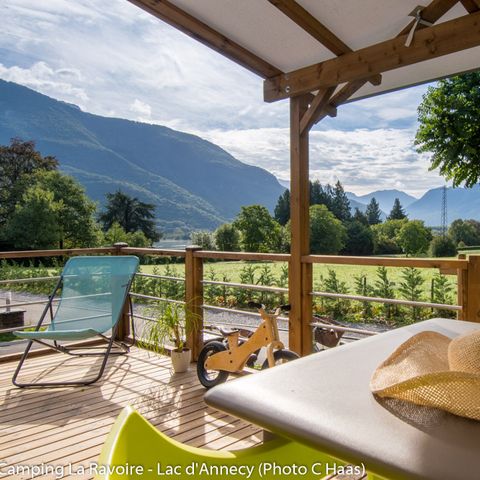 BUNGALOW 4 personnes - Confort 2 chambres avec climatisation