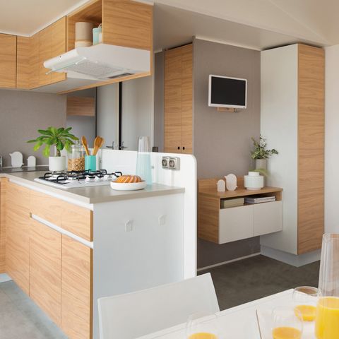 MOBILHOME 4 personnes - Confort 2 chambres avec climatisation