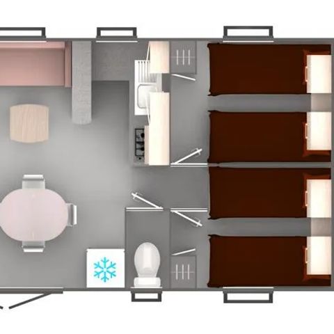 Mobilheim 6 Personen - MH 3