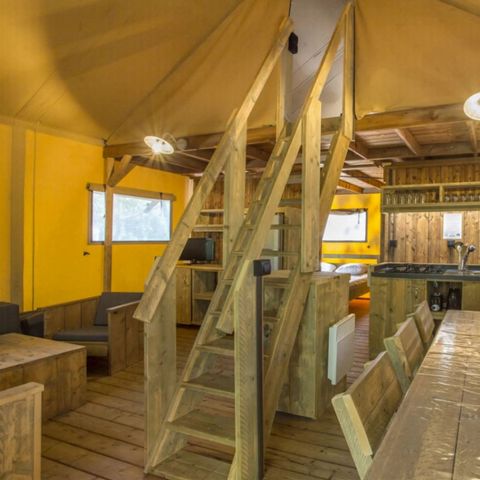 Safarizelt 6 personen - Lodge - PREMIUM - BAHAMAS - MEZZANINE