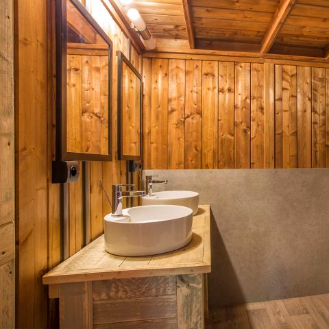 TENTE TOILE ET BOIS 6 personnes - SAFARI BAHAMAS 6 MEZZANINE