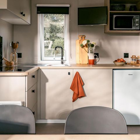 MOBILHOME 5 personas - LOGGIA 5 pers. 27.5m2, terraza cubierta, aire acondicionado