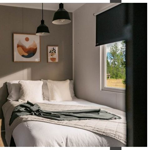 Mobilheim 5 personen - LOGGIA 5 Pers. 27.5m2,überdachte Terrasse, Klimaanlage