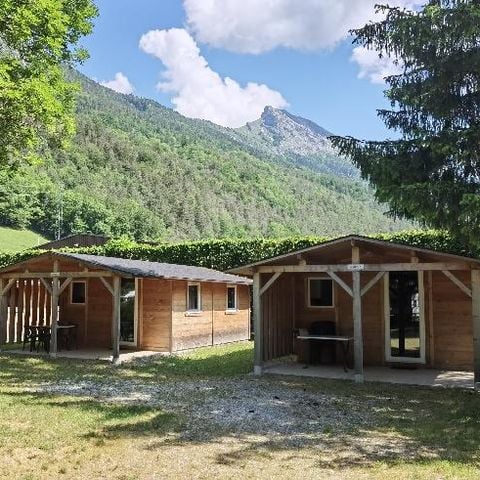 Chalet 4 personen - CABANE WOOD Ohne Sanitäranlagen