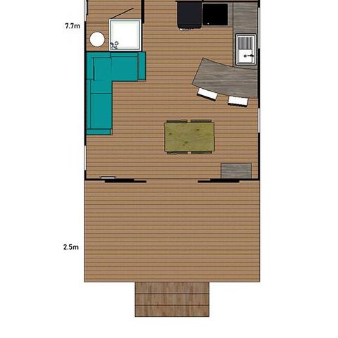 Bungalow 4 persons - Lodge Premium