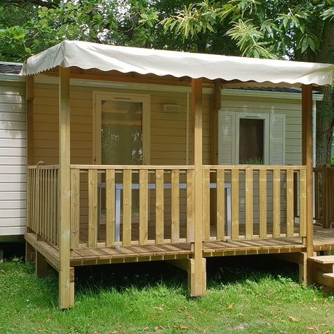 Stacaravan 5 personen - ECO 2 kamers (zonder sanitair)