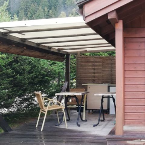 Bungalow 2 persons - Le Mazot 6m² / Arrival and departure on SUNDAY in July and August (without sanitary facilities)