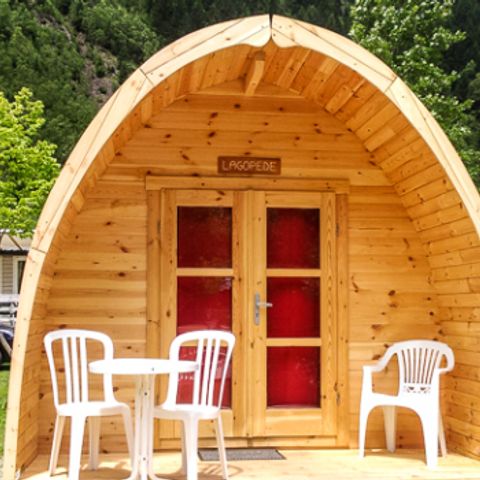 SISTEMAZION ATIPICHE 3 persone - Pod Lagopède 12m² / Arrivo e partenza DOMENICA in luglio e agosto (senza servizi igienici)