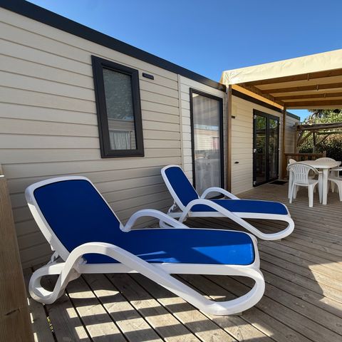 MOBILHOME 4 personas - Premium Garden 2 habitaciones con aire acondicionado