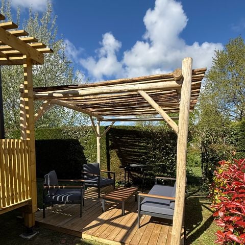 Stacaravan 4 personen - Luxe stacaravan met airconditioning - 2 slaapkamers - 2 badkamers - 2 toiletten (bouwjaar 2025)