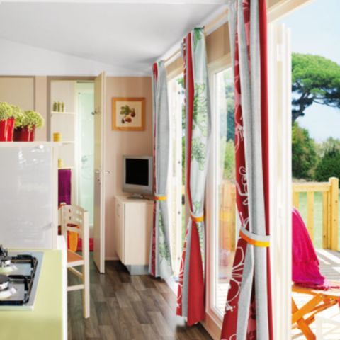 Stacaravan 6 personen - 2 slaapkamers - S