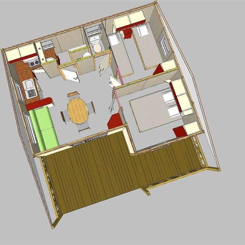 Chalet 4 Personen - Zimt Komfort