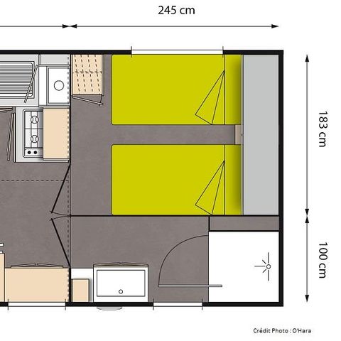 BUNGALOW 4 personnes - LISERON