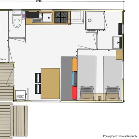 Stacaravan 4 personen - MELIFERA