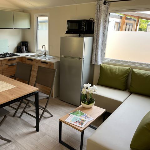 Stacaravan 4 personen - Vakantiehuis Macéron