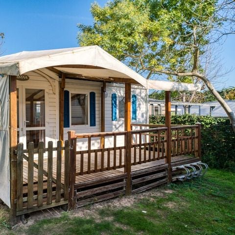 Mobilheim 4 personen - Retro-Terrasse für 4 Personen – 2 Schlafzimmer