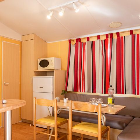 Mobilheim 4 personen - Retro-Terrasse für 4 Personen – 2 Schlafzimmer
