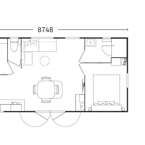 Mobile home 4 persons - Premium 4-person - 2 bedrooms