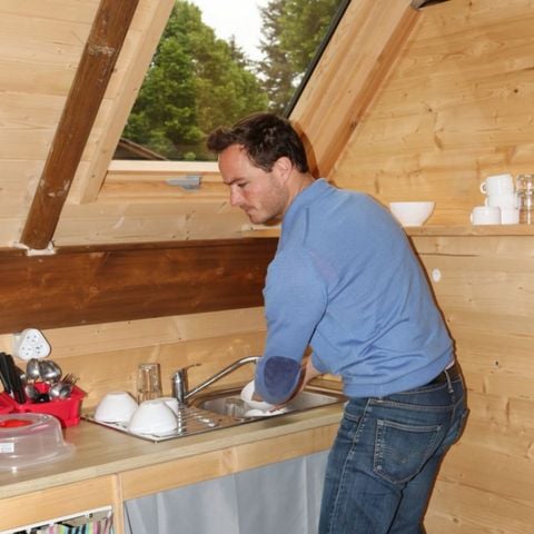 TENTE TOILE ET BOIS 6 personnes - Lodge 4 saisons