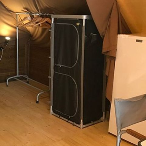 Canvas and wooden tent 2 persons - (without sanitary facilities)