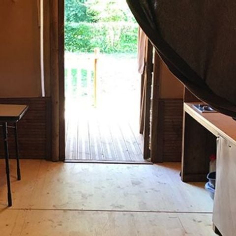 CANVAS AND WOOD TENT 2 people - (without sanitary facilities)